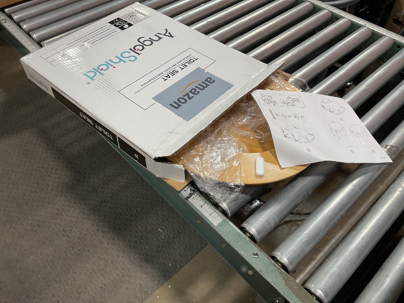 Photo 1 of ***MEASUREMENTS POSSIBLY AREN'T CORRECT***** Angol Shiold Round Bamboo Toilet Seat with Zinc Alloy Hinges, Easy to Install also Easy to Clean, Natural Bamboo, Light, 16.5-inch