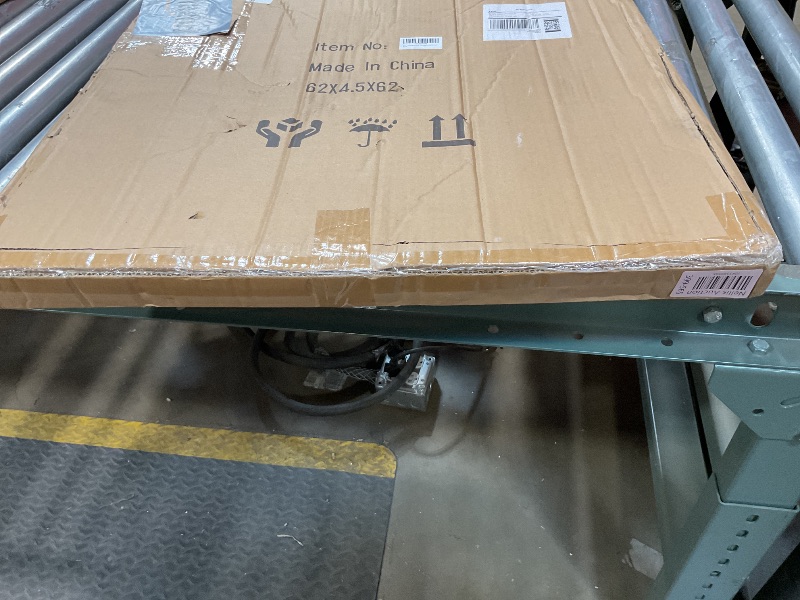 Photo 1 of **SLIT IN THE PICTURE ON 1 SIDE** Arts White Rose Canvas Painting with Textured - Perfect for Bathroom, Bedroom, and Living Room Wall Decor