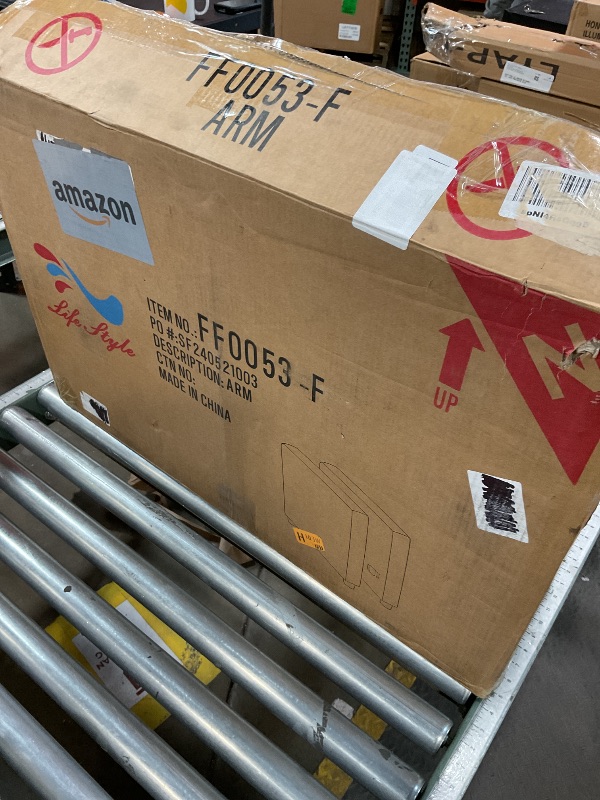 Photo 1 of **PARTIAL SET BOX 1 OF 3/ ARM PIECES*** FONTOI Sectional Couch with Storage Seats, Convertible Sleeper Sofa Bed with Pull Out Bed, 6-Seat Large Modular U Shaped Couch Set with Ottoman for Living Room, Beige ZA