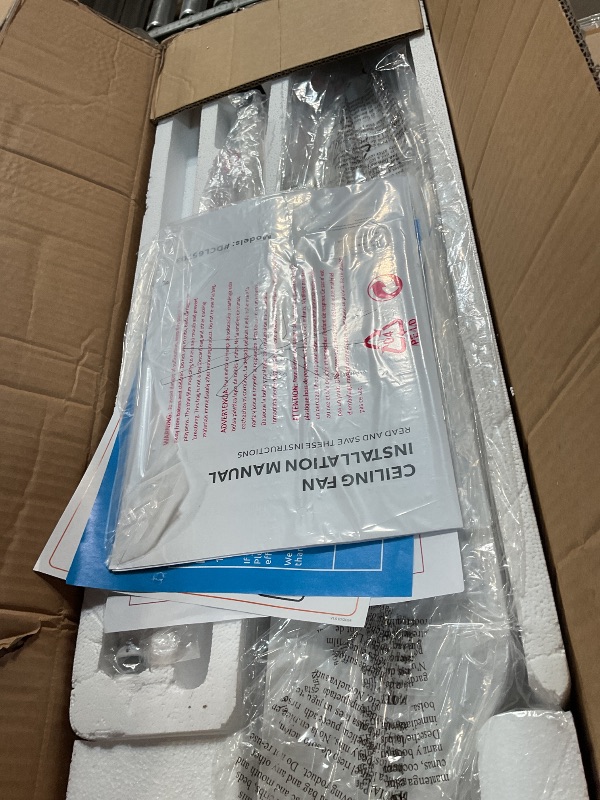 Photo 1 of Smart Outdoor Ceiling Fan for patio with Lights Wet Rated, 65 inch High CFM Modern White Ceiling Fan with Alexa/Remote/App Control, Waterproof outdoor Fan for Living Room Exterior Porch Gazebo Garage