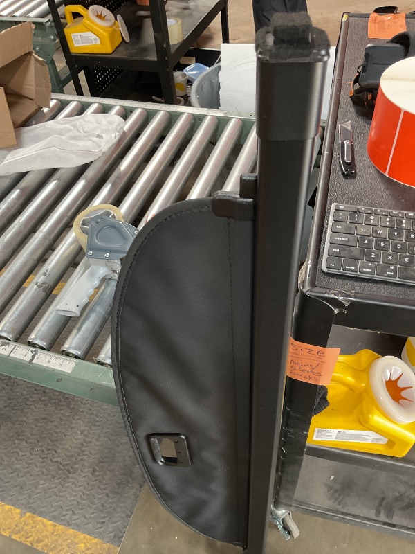 Photo 1 of * DOES NOT STAY OPEN WHEN PULLED * Trunk Cargo Cover for Nissan Rogue S SV SL Platinum 2021 2022 2023 2024 2025 Retractable Rear Trunk Cargo Luggage Security Shade Cover Shield Interior Accessories Waterproof All Weather (Black)