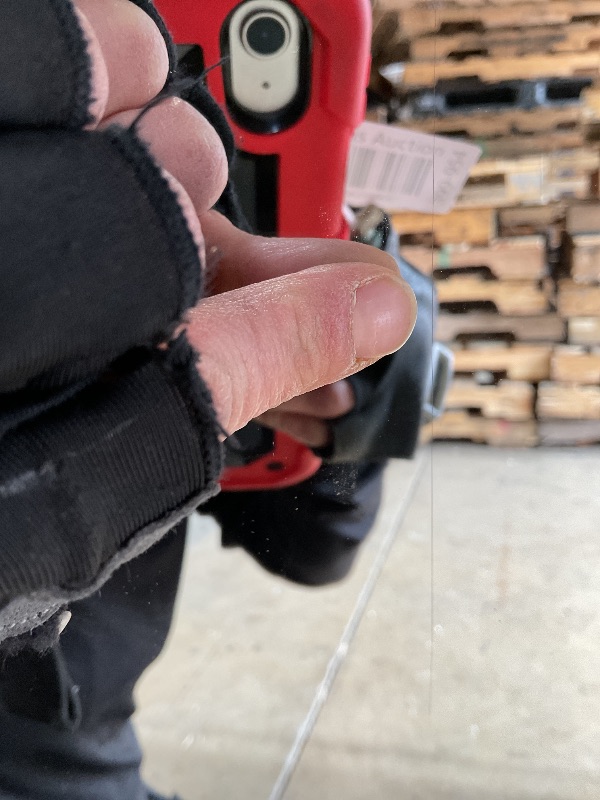 Photo 1 of *CRACKED, BARELY NOTICABLE IN CERTAIN LIGHTING BUT VERY FRAGILE * SUNQUEEN 58"x19" Floor Mirror Full Length, Arched Full Length Mirror with Stand, Full Body Mirrors for Bedroom Living Room or Cloakroom Gold