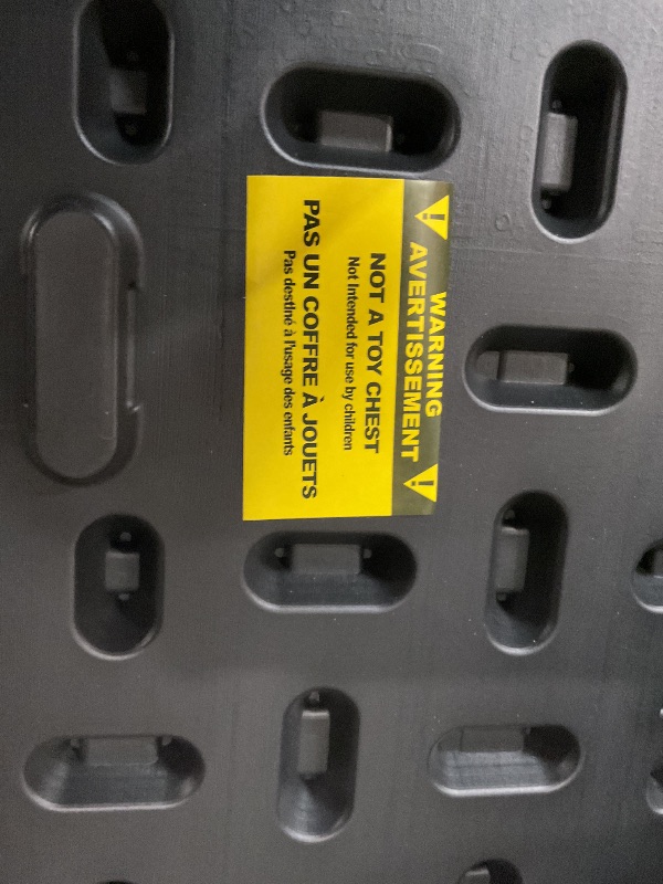 Photo 1 of * MISSING AT LEAST TWO WALL PIECES (COULD BE FLOR, TOP, OR SIDES, UNKNOWN; MISSING SOME HARDWARE* YITAHOME 200 Gallon Double-Wall Deck Box with Divider & Side Handles, Outdoor Large Storage for Patio Furniture Cushions, Garden Pool Accessories, Water Resi