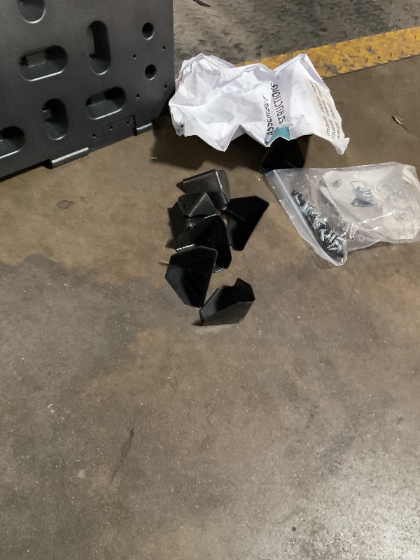 Photo 1 of * MISSING AT LEAST TWO WALL PIECES (COULD BE FLOR, TOP, OR SIDES, UNKNOWN; MISSING SOME HARDWARE* YITAHOME 200 Gallon Double-Wall Deck Box with Divider & Side Handles, Outdoor Large Storage for Patio Furniture Cushions, Garden Pool Accessories, Water Resi