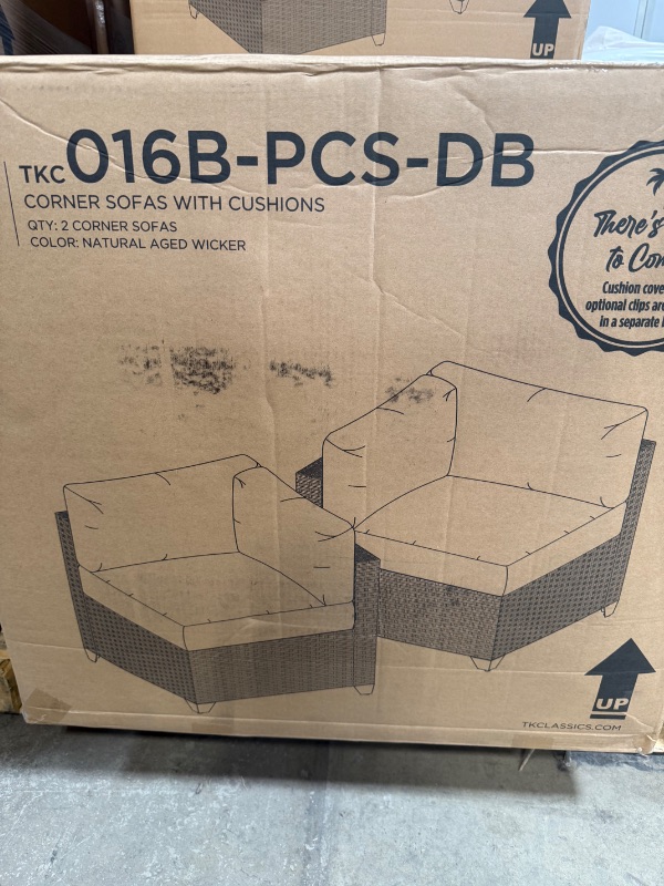 Photo 1 of ****CUSHION COVERS AND CLIPS ARE NOT INCLUDED****TK CLASSICS FLORENCE 6-PIECE WICKER ADJUSTABLE PATIO SECTIONAL SET *TABLE NOT INCLUDED*