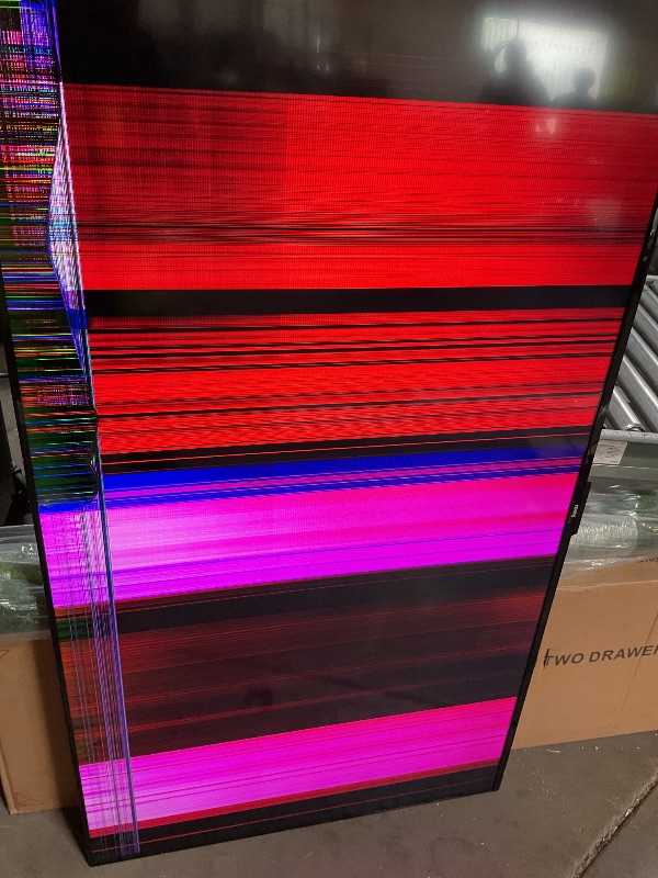 Photo 1 of **DAMAGED. SELLING FOR PARTS**Roku Smart TV – 65-Inch Select Series 4K HDR RokuTV with Roku Enhanced Voice Remote, Brilliant 4K Picture, Automatic Brightness, & Seamless Streaming – Live Local News, Sports, Family Entertainment