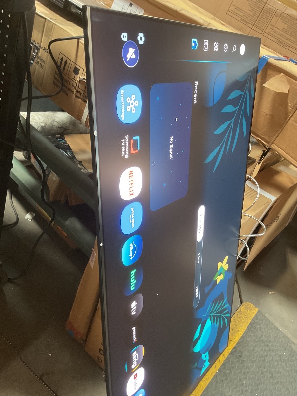 Photo 1 of **MISSING REMOTE**
Samsung 55-Inch Class OLED S95F 4K Glare Free Smart TV (2025 Model) NQ4 AI Gen3 Processor, OLED HDR Pro, Motion Xcelerator 164Hz, Dolby Atmos, Samsung Vision AI, Alexa Built-in
