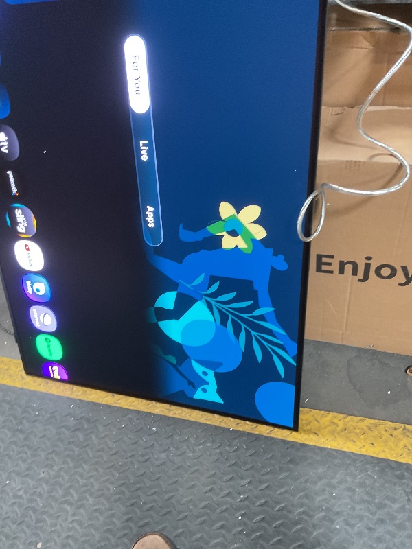 Photo 1 of **MISSING REMOTE**
Samsung 55-Inch Class OLED S95F 4K Glare Free Smart TV (2025 Model) NQ4 AI Gen3 Processor, OLED HDR Pro, Motion Xcelerator 164Hz, Dolby Atmos, Samsung Vision AI, Alexa Built-in