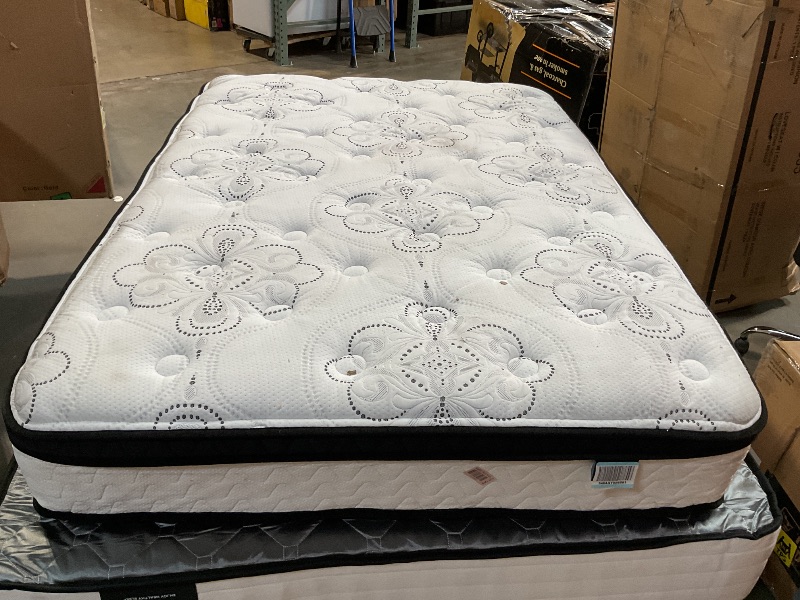 Photo 1 of **DIRTY FROM TRANSPORT**Signature Design by Ashley Chime 12" Plush Hybrid Mattress 