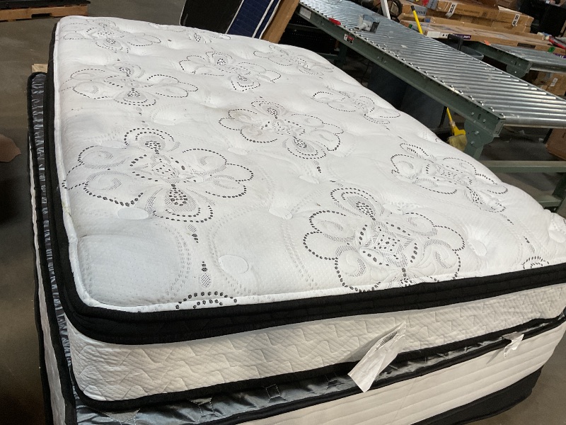 Photo 1 of **DIRTY FROM TRANSPORT**Signature Design by Ashley Chime 12" Plush Hybrid Mattress 