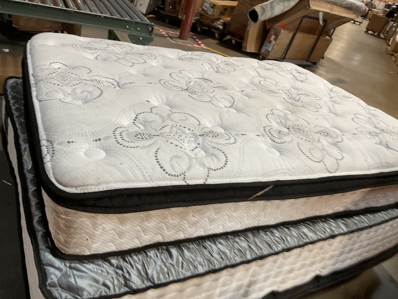 Photo 1 of **DIRTY FROM TRANSPORT**Signature Design by Ashley Chime 12" Plush Hybrid Mattress 