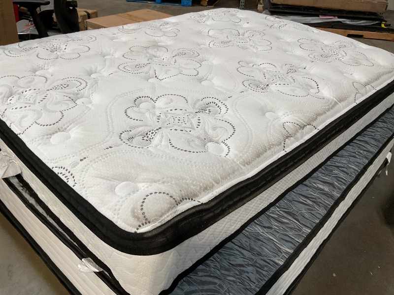 Photo 1 of **DIRTY FROM TRANSPORT**Signature Design by Ashley Chime 12" Plush Hybrid Mattress 