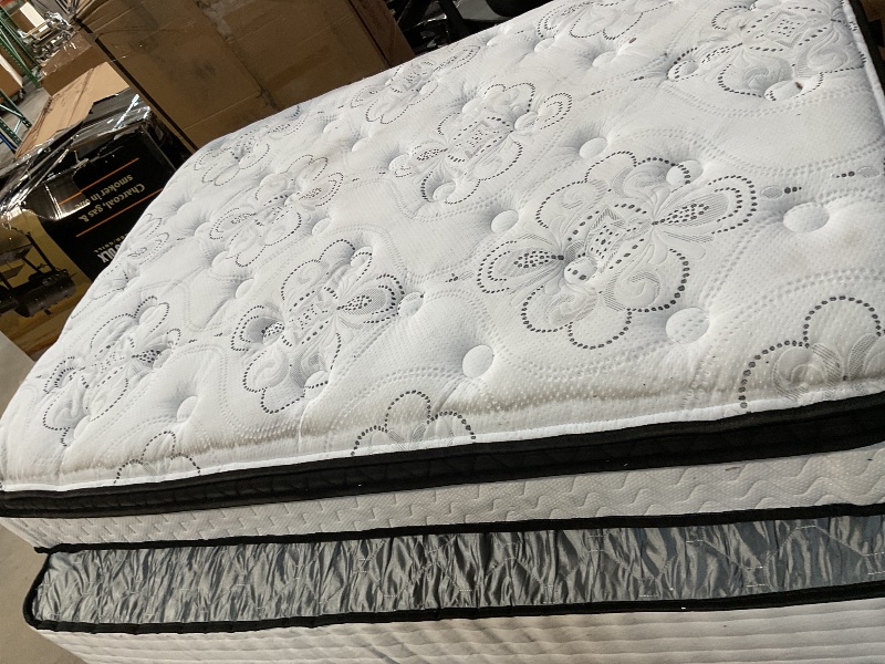 Photo 1 of **DIRTY FROM TRANSPORT**Signature Design by Ashley Chime 12" Plush Hybrid Mattress 