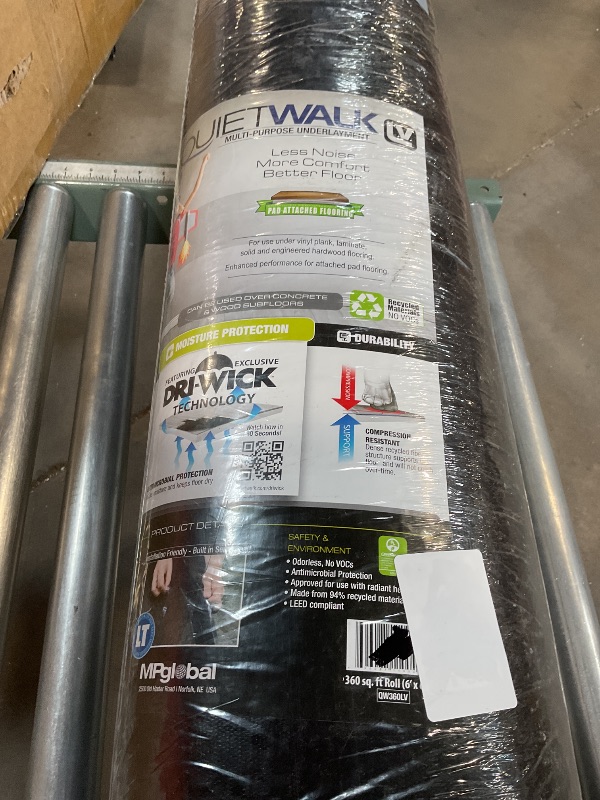 Photo 1 of 360 Sq Ft Acoustical Underlayment with Vapor Barrier for Luxury Vinyl Flooring