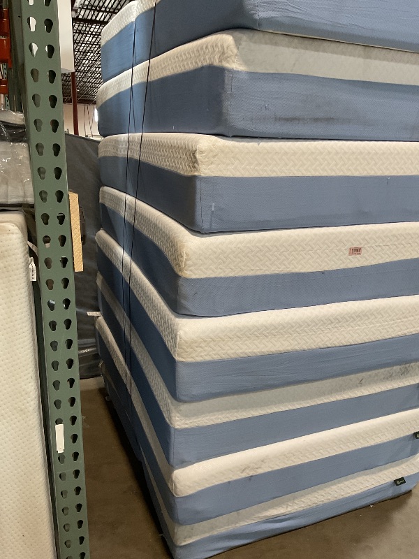 Photo 1 of ***EIGHT MATTRESSES/ NEED A TRUCK TO PICKUP/ DIRTY FROM TRANSPORT **ZINUS 12 Inch Cooling Essential Memory Foam Mattress [New Version], Full, Fiberglass Free, Medium Feel, Cooling Airflow Memory Foam, Certified Safe Foams & Fabric.