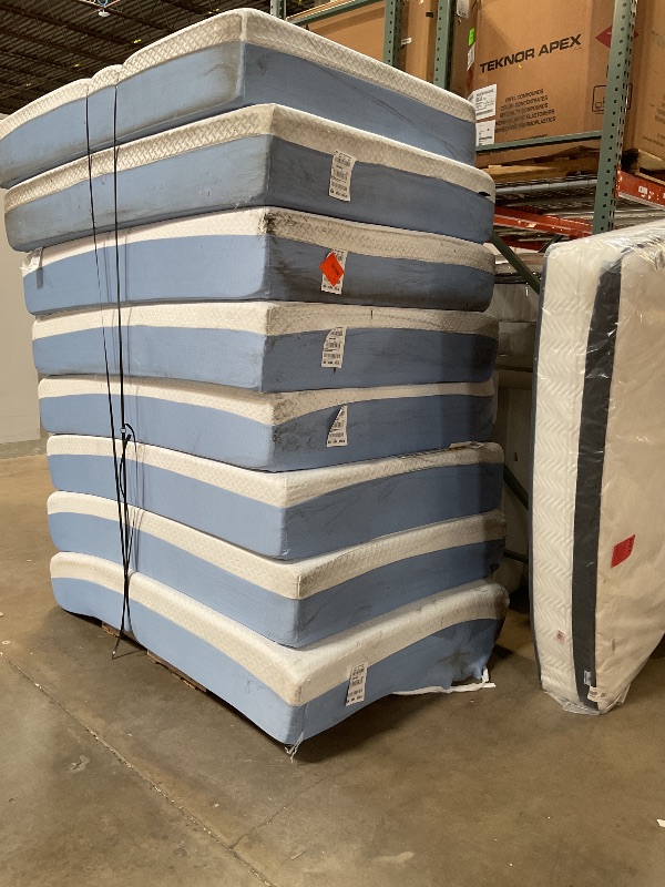 Photo 1 of ***EIGHT MATTRESSES/ NEED A TRUCK TO PICKUP/ DIRTY FROM TRANSPORT **ZINUS 12 Inch Cooling Essential Memory Foam Mattress [New Version], Full, Fiberglass Free, Medium Feel, Cooling Airflow Memory Foam, Certified Safe Foams & Fabric.