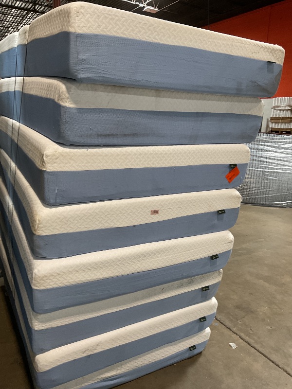 Photo 1 of ***EIGHT MATTRESSES/ NEED A TRUCK TO PICKUP/ DIRTY FROM TRANSPORT **ZINUS 12 Inch Cooling Essential Memory Foam Mattress [New Version], Full, Fiberglass Free, Medium Feel, Cooling Airflow Memory Foam, Certified Safe Foams & Fabric.
