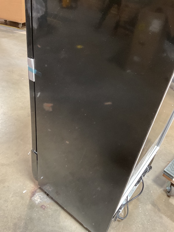 Photo 1 of **COSMETIC DAMAGE/ STILL FUNCTIONAL **Commercial Merchandiser Refrigerators, Beverage Display Fridge, 24 Inch Drink Fridge, Beverage Refrigerator Cooler with Lightbox, Drink Refrigerator Glass Single Door, Shop Restaurant Fan Cooling