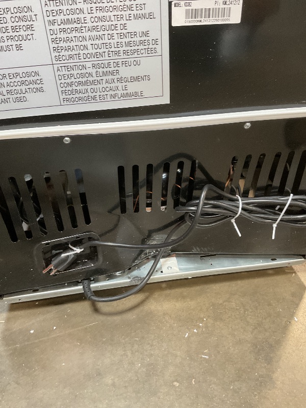 Photo 1 of **COSMETIC DAMAGE/ STILL FUNCTIONAL **Commercial Merchandiser Refrigerators, Beverage Display Fridge, 24 Inch Drink Fridge, Beverage Refrigerator Cooler with Lightbox, Drink Refrigerator Glass Single Door, Shop Restaurant Fan Cooling