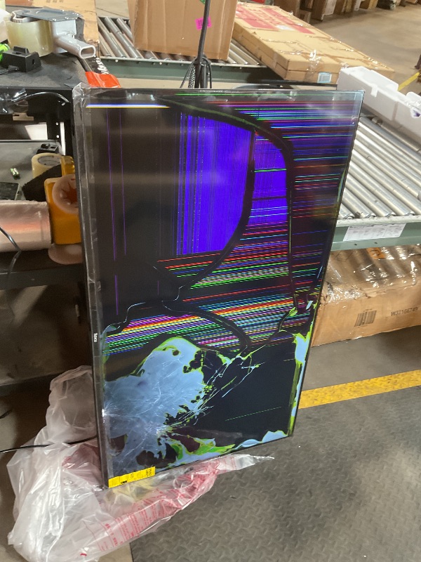 Photo 1 of **SELLING FOR PARTS**Roku Smart TV 2025 – 50-Inch Select Series, 4K HDR TV – RokuTV with Enhanced Voice Remote – Flat Screen LED Television with Wi-Fi for Streaming Live Local News, Sports, Family Entertainment