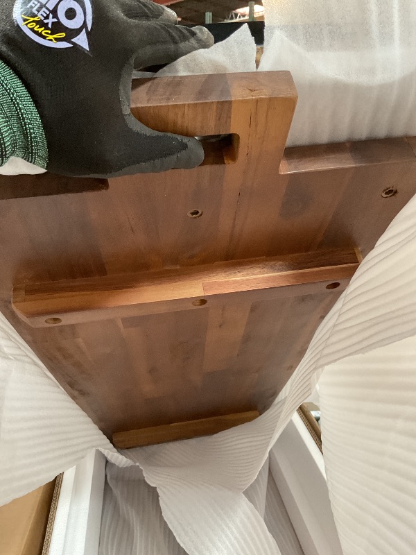 Photo 1 of **SELLING FOR PARTS. PARTIAL SET**Alaterre Furniture Bethel 70-Inch Acacia Wood Hall Tree with Bench, Storage Shelves & Metal Coat Hooks – Entryway Organizer for Mudroom, Hallway, or Kitchen (Natural Aged Brown Finish)