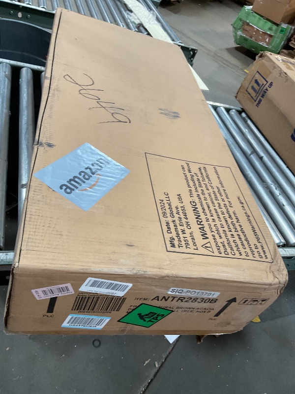 Photo 1 of **SELLING FOR PARTS. PARTIAL SET**Alaterre Furniture Bethel 70-Inch Acacia Wood Hall Tree with Bench, Storage Shelves & Metal Coat Hooks – Entryway Organizer for Mudroom, Hallway, or Kitchen (Natural Aged Brown Finish)