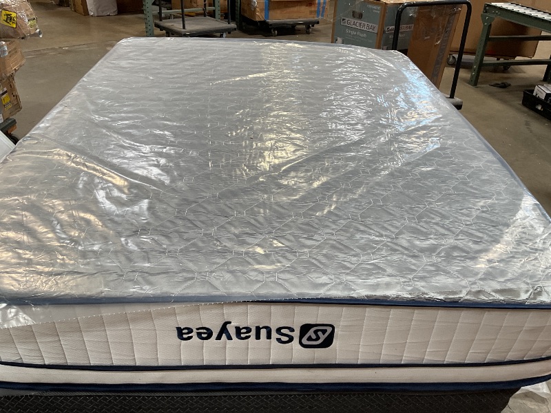 Photo 1 of **DIRTY FROM TRANSPORT **SUAYEA Queen Mattress, 12 Inch Queen Size Mattress , Pocket Spring and Soft Foam, Ultimate Motion Isolation, Strong Edge Support, Medium Firm