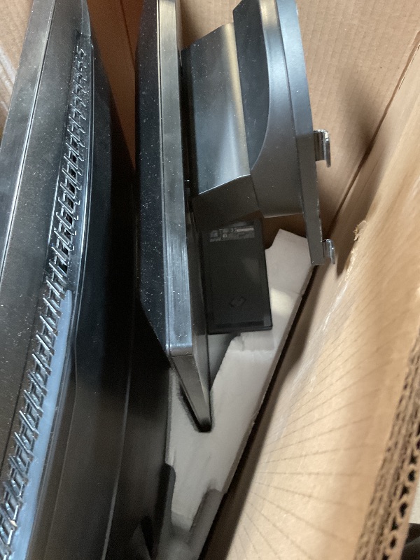 Photo 1 of **CRACKED SCREEN. NO REMOTE. NO POWER SOURCE. SELLING FOR PARTS**Samsung 55" Odyssey Ark 2nd Gen 4K UHD 1000R Curved Gaming Monitor, 165Hz, 1ms, 4 Input Multi View, Quantum Mini-LED, AMD FreeSync Premium Pro, HDR 10+, Height Adjustable Screen, LS55CG970NN