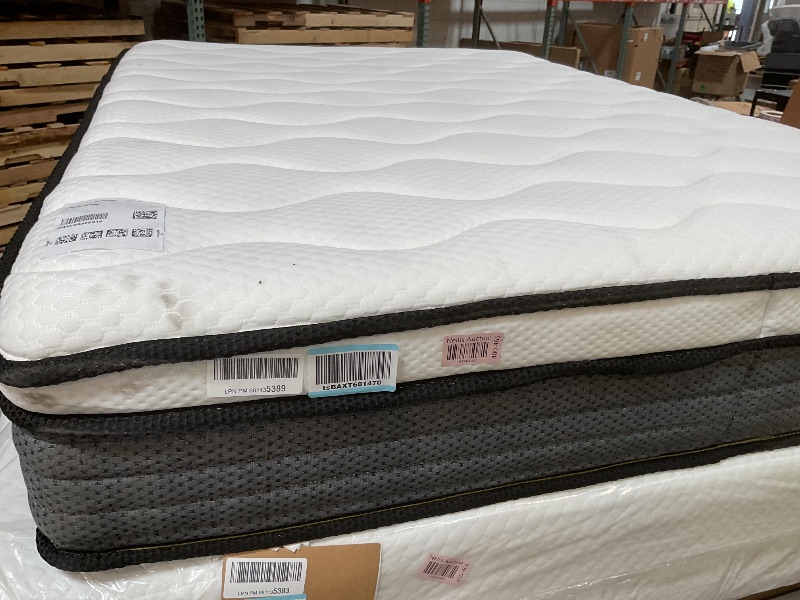 Photo 1 of **DIRTY FROM TRANSPORT **Review Full Mattresses, 10 Inch Full Size Mattress.  Memory Foam Hybrid Mattress with Individual Pocket Spring Coils for Motion Isolation & Silent Sleep, Pressure Relief, Plush Firmness