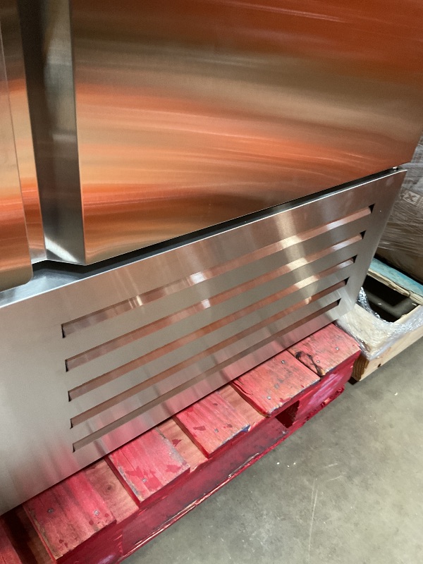 Photo 1 of **DIRTY / SCUFFS/ AND SCRATCHES**54"W 2 Door Commercial Freezer Stainless Steel Fan Cooling 49 Cu.ft Freezer for Restaurant Bar Shop