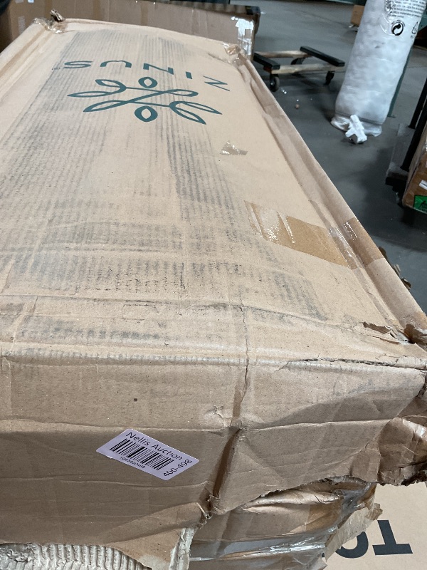 Photo 1 of ZINUS 12 Inch True Support Hybrid Mattress [New Version], King, Fiberglass Free, Medium Feel, Motion Isolation, Certified Safe Foams & Fabric, Mattress in A Box