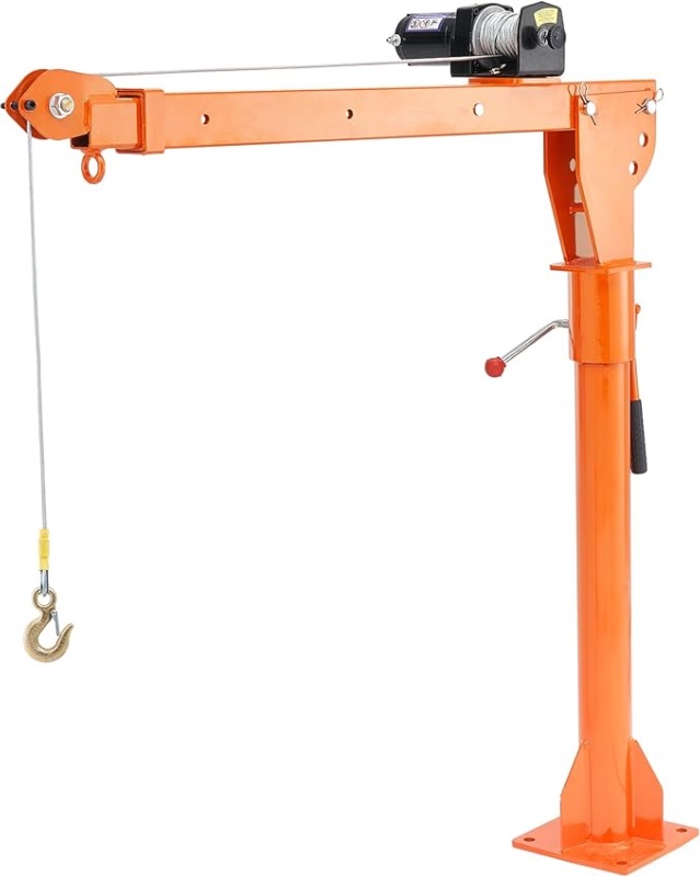 Photo 1 of VEVOR Electric Pickup Truck Crane, 1100 lbs, Folding Truck-Mounted Bed Crane