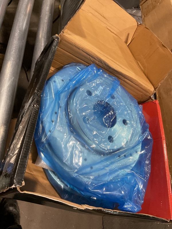 Photo 1 of A-Premium Front & Rear Drilled and Slotted Disc Brake Rotors + Ceramic Pads Kit Compatible with Select Chrysler and Dodge Models - 300 2005-2012/2014-2020, Challenger 2009-2017, Charger, Magnum