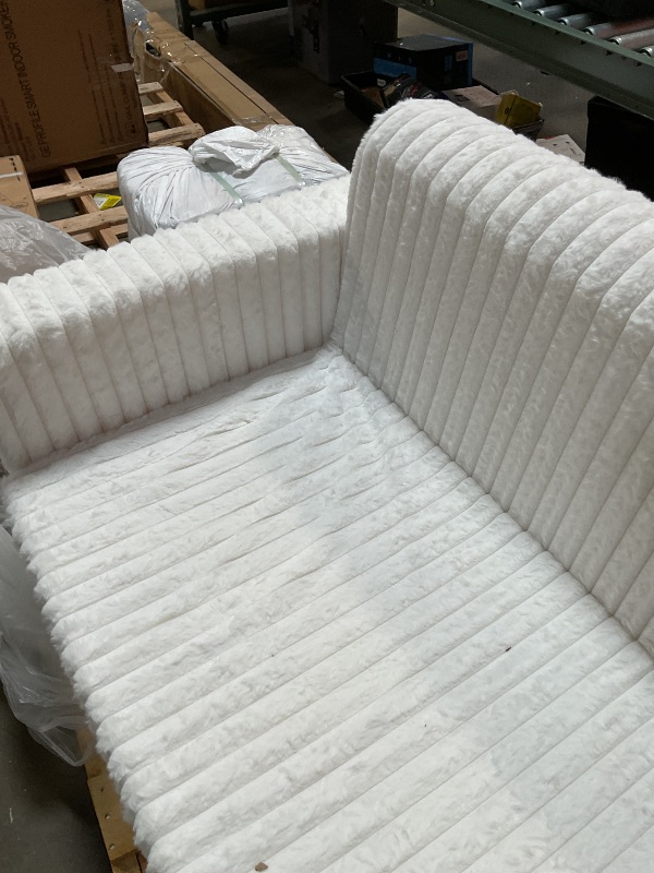 Photo 1 of **DIRTY FROM TRANSPORT **HABUTWAY 2-in-1 Couch Sofa Folding Bed, Sleeper Love Seat with Armrest, Comfy Floor Couch, Lounge Chair Bed, Multi-Functional Lazy Sofa for Bedroom Living Room Dorm Home Office (Beige)