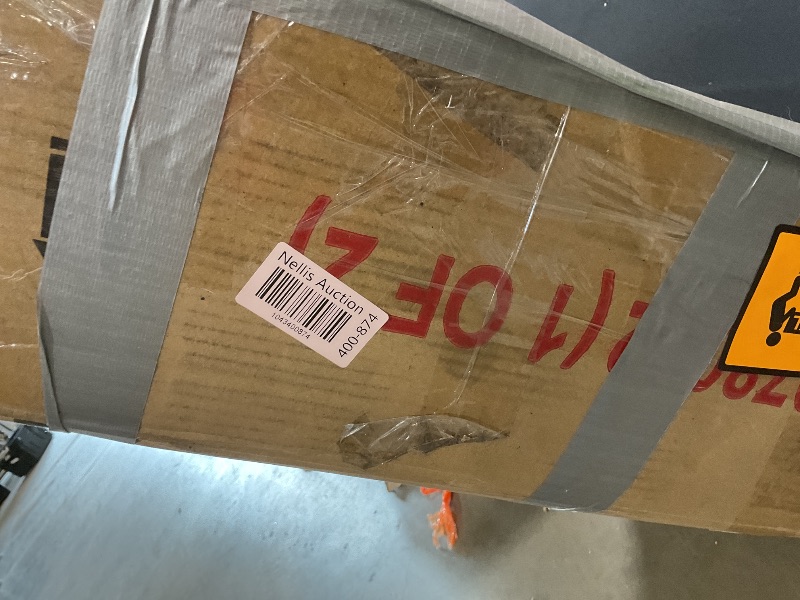 Photo 1 of **SELLING FOR PARTS AS PARTIAL SET// ONE BOX OF TWO**86-inch Pull Out Sleeper Couch Bed, L-Shaped Reversible Sleeper Sectional Sofa Chenille Tufted Upholstered Convertible Sofa Bed with Storage Chaise and Pillow Armrests for Home Apartment Living Room