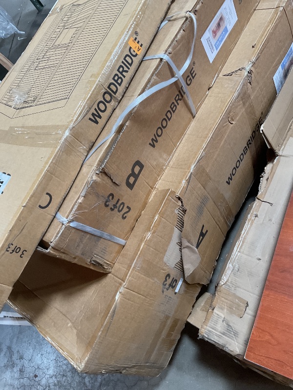 Photo 1 of **3 BOXES**WOODBRIDGE Infrared Home Sauna Room 1 Person Hemlock Wooden Indoor Sauna,7 Carbon 1560W/120V Heaters,with Led Color Therapy Light,Bluetooth Speaker,Tempered Glass,Touch-Tone Keypad and A Top Vent