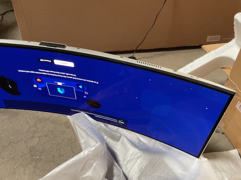 Photo 1 of **SELLING FOR PARTS**Samsung 49" Odyssey OLED G9 (G95SC) Series Curved Smart Gaming Monitor w QD-OLED, 240Hz, 0.03ms, AMD Freestyle Premium Pro, G-Sync Compatible, Dual QHD, Neo Quantum Processor Pro, LS49CG954SNXZA