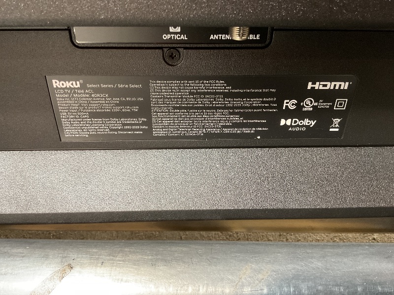 Photo 1 of **MISSING TV STANDS**Roku Smart TV 2025 – 40-Inch Select Series, 1080p Full HD TV – RokuTV with Voice Remote – Flat Screen LED Television with Wi-Fi for Streaming Live Local News, Sports, Family Entertainment