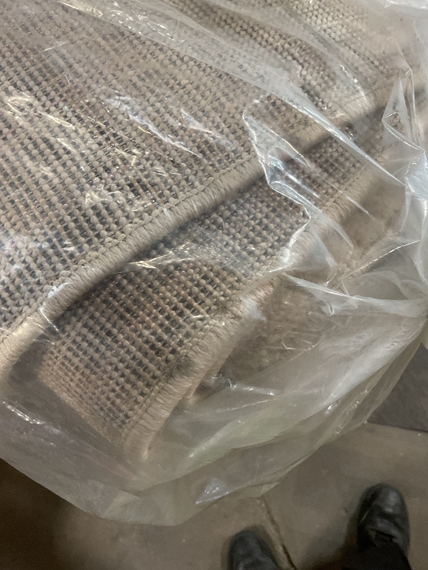 Photo 1 of **DIRTY FROM TRANSPORT **Loloi Darby Collection DAR-03 Sand/Charcoal 9'-2" x 13' Area Rug