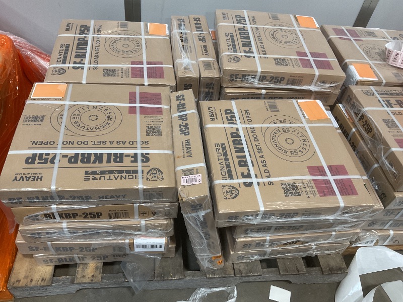 Photo 1 of **WILL NEED A TRUCK TO PICKUP**One pallet of 24 boxes. Each box has two 25lb weights