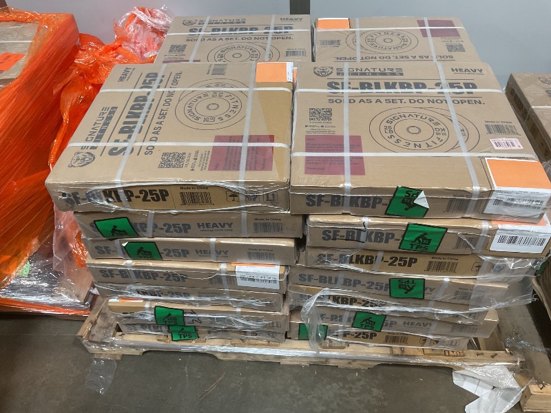 Photo 1 of **WILL NEED A TRUCK TO PICKUP**One pallet of 26 boxes. Each box contains two 25lb weights
