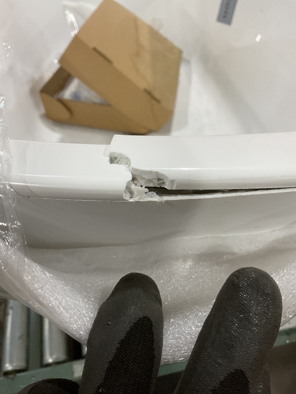 Photo 1 of ** SEE CLERK NOTES** WOODBRIDGE BTA1514-MB-Drain &O+ Pillow Bathtub, Black