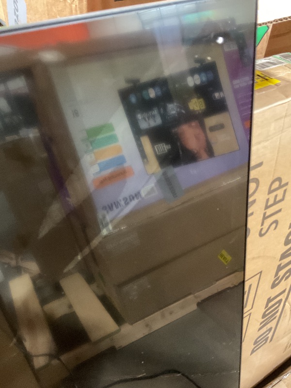Photo 1 of **MAJOR DAMAGE. SELLING FOR PARTS. MISSING REMOTE **Roku Smart TV – 50-Inch Select Series 4K HDR RokuTV with Roku Enhanced Voice Remote, Brilliant 4K Picture, Automatic Brightness, & Seamless Streaming – Live Local News, Sports, Family Entertainment