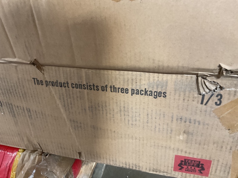 Photo 1 of **ONE BOX OF 3. SELLING AS PARTS IN PARTIAL SET**Shintenchi 110" Sectional Couches for Living Room,4 Seat U Shape Modular Couch with Thick Cushion & Soft Backrest,Upholstered Sofa Couch with Double Chaise,Dark Grey