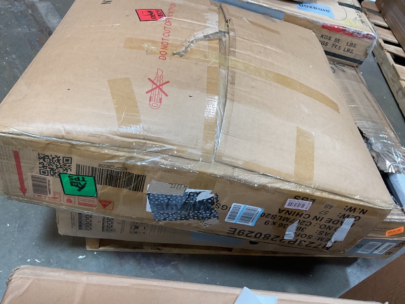 Photo 1 of **SELLING FOR PARTS AS PARTIAL SET . ONE BOX OF 4**Merax 106" Corduroy Sectional Corner Sofa with Cup Holders & USB Charger, 5 Seat Convertible L Shaped Couch Set with Armrest Storage, Oversized Comfy Modular Sofabed for Living Room & Apartment, Gray