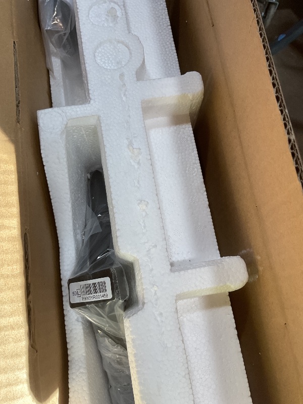 Photo 1 of **MAJOR DAMAGE. SELLING FOR PARTS**VIZIO 50-Inch V-Series 4K UHD LED Smart TV with Voice Remote, Dolby Vision, HDR10+, Alexa Compatibility, 2022 Model