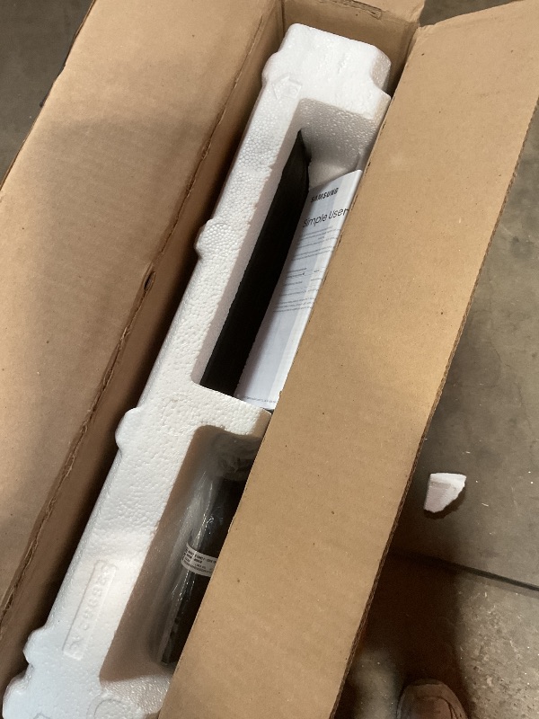 Photo 1 of **MAJOR DAMAGE. SELLING FOR PARTS.**Samsung 43-Inch Class Crystal UHD U8000F 4K Smart TV (2025 Model) Endless Free Content, Crystal Processor 4K, MetalStream Design, Knox Security, Alexa Built-in