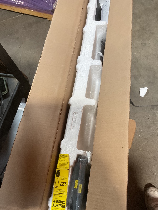 Photo 1 of **MAJOR DAMAGE. SELLING FOR PARTS.**Samsung 43-Inch Class Crystal UHD U8000F 4K Smart TV (2025 Model) Endless Free Content, Crystal Processor 4K, MetalStream Design, Knox Security, Alexa Built-in