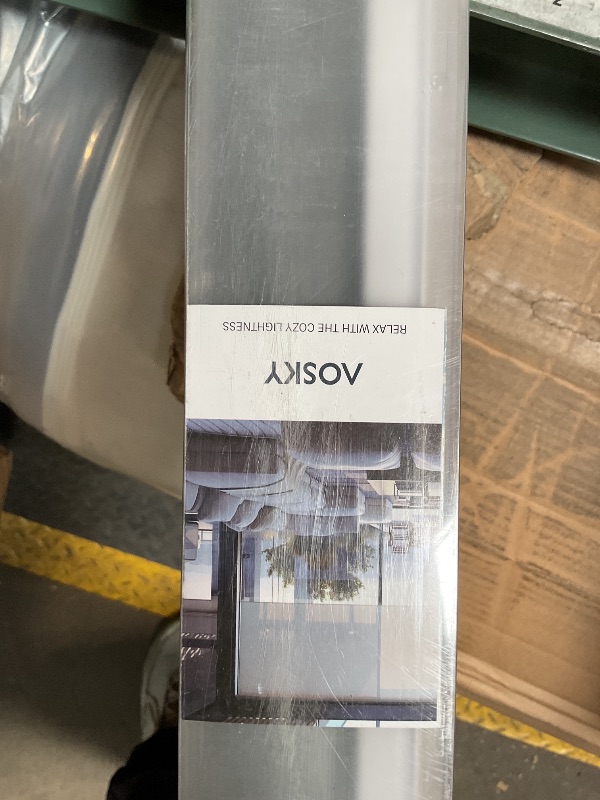 Photo 1 of AOSKY Cordless Roller Shades Blackout Blinds for Windows Room Darkening Rolled Up Shades with Spring System, UV Protection Window Shades Door Blinds for Home and Office (55" W x 72" H, Black)