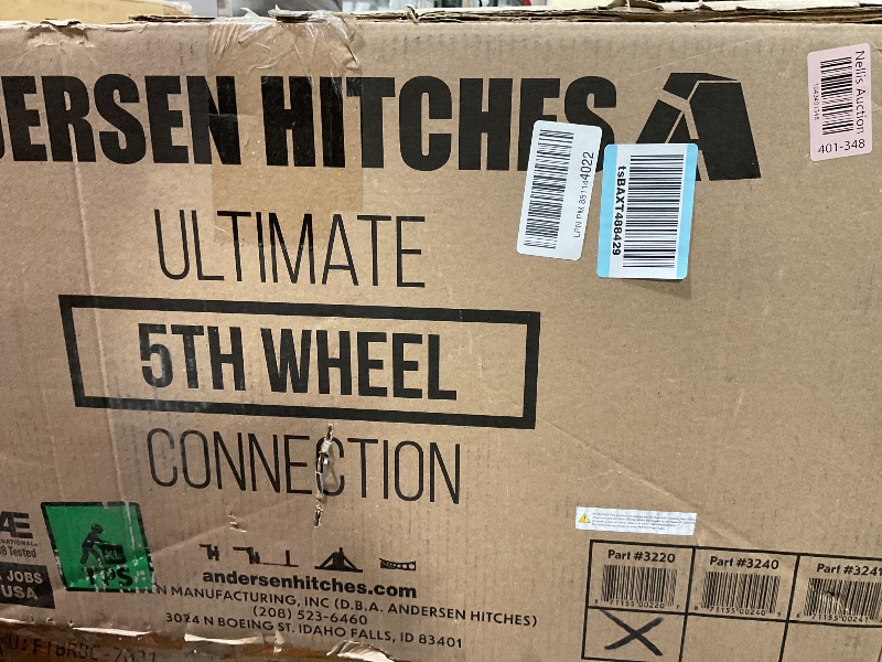 Photo 1 of ANDERSEN HITCHES | 3220 | SAE Certified | GEN 3 Ultimate Fifth Wheel Connection | Aluminum Gooseneck Mount Trailer Hitch Adapter | Towing Accessories | 24,000 lbs GTWR, 4,500 lbs Tongue Weight